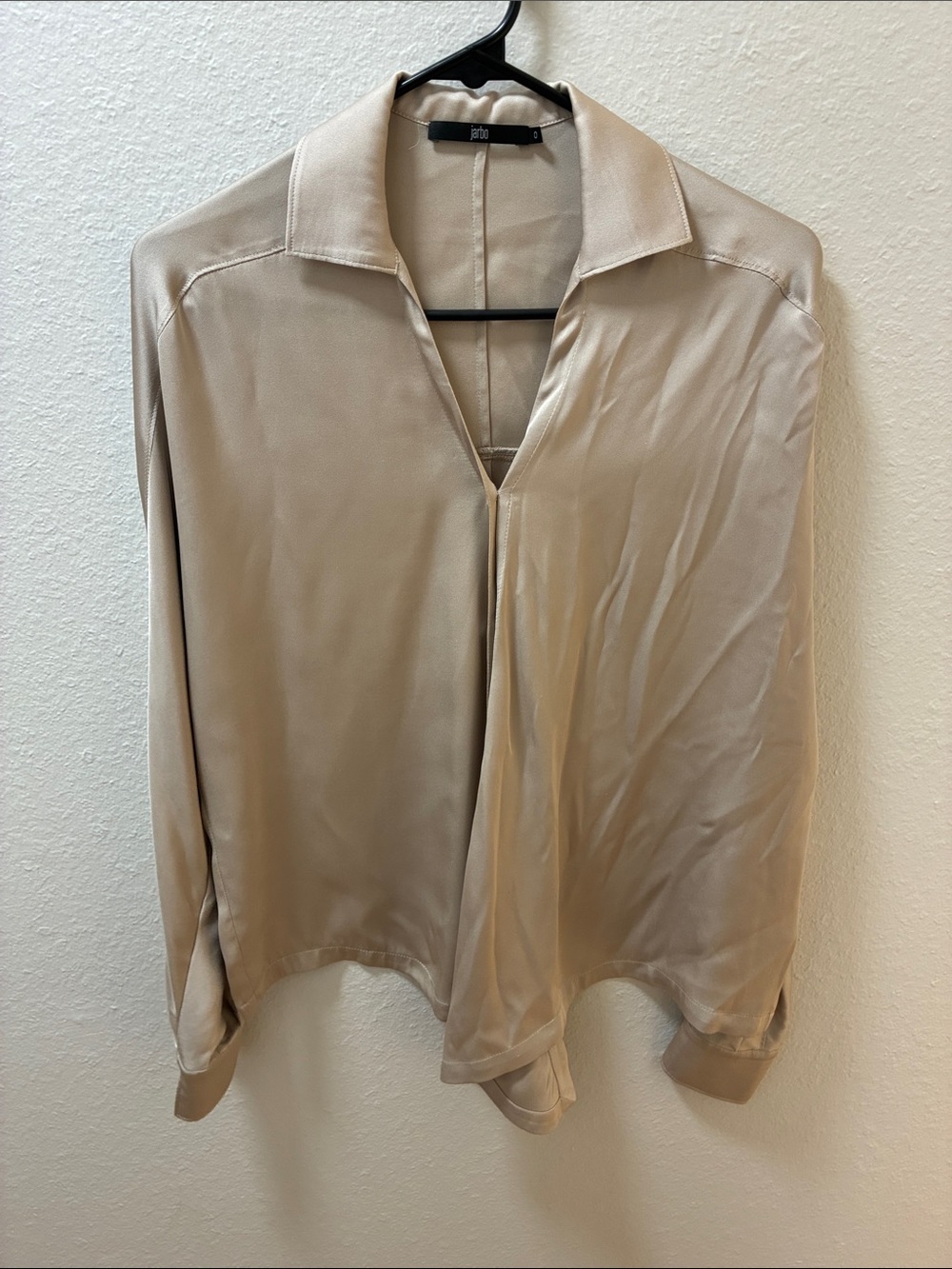 Jarbo 100% Silk Button Down Blouse
